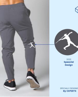DBURKE Men’s Regular Fit Polyester Track Pants