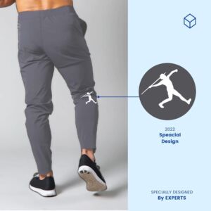 DBURKE Men’s Regular Fit Polyester Track Pants