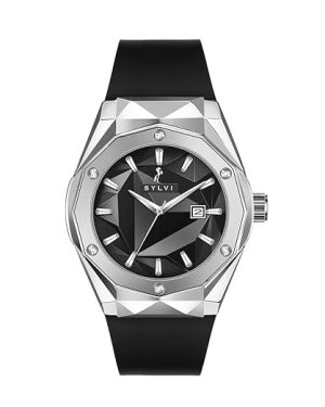 Sylvi Imperial Collection Analog Men’s Watch Black Dial Black Colored Strap
