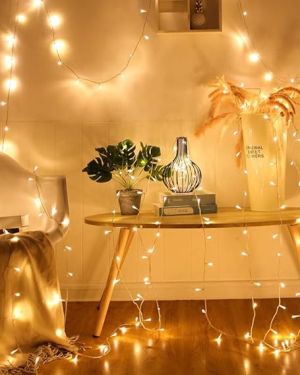 Quace 12 Meter Decorative  White LED String Light for Party, Home Decor, Christmas, Diwali