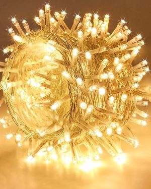 Quace 12 Meter Decorative  White LED String Light for Party, Home Decor, Christmas, Diwali